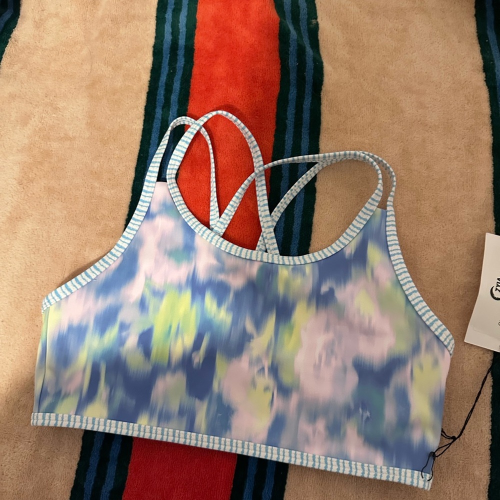 Colorful Strappy Swim top
